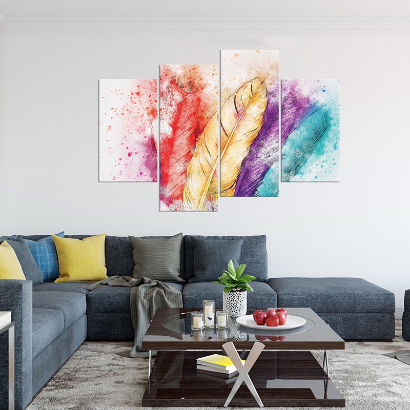 feather painting