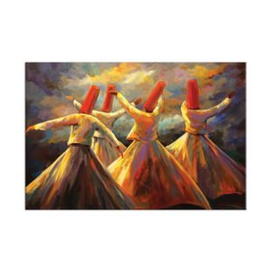 Sufi Whirling Dervish painting