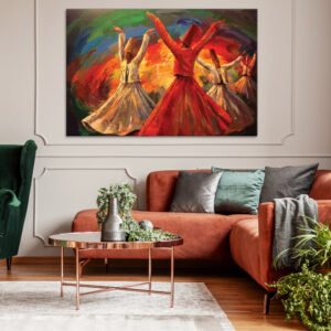 Sufi Whirling Dervish Painting