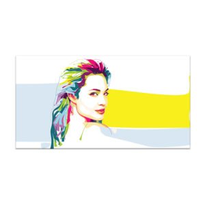 Painting Angelina Jolie