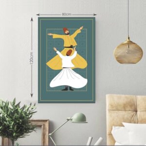 Painting Sufi Whirling Dervish