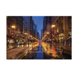 Painting Chicago city