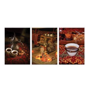 Paintings Set Coffee Corner 3 Pcs