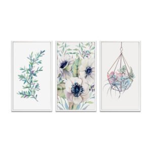 Flowers Paintings Set