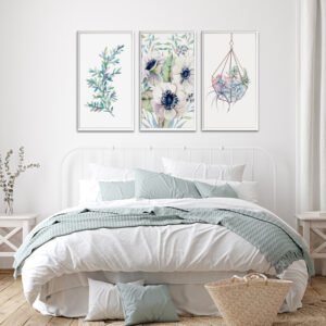 Flowers Paintings Set