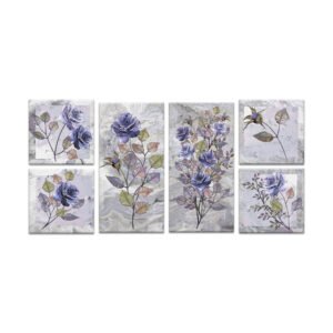 Flowers Paintings Set 6 Pcs