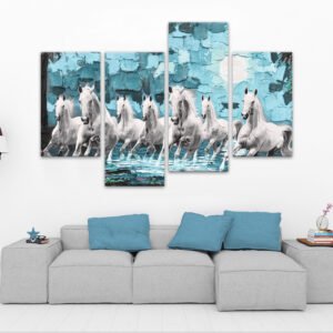 Horses Paintings Set