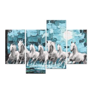 Horses Paintings Set