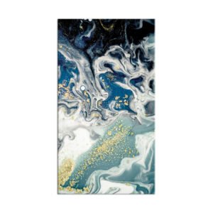 Paintings Wanasah Design - Marble painting in blue shades