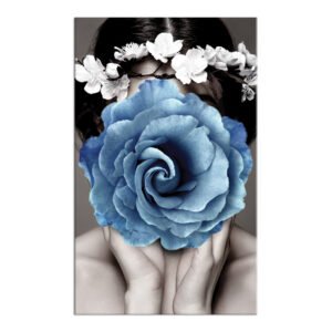 Painting of women with flowers
