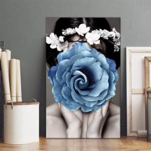 Painting of women with flowers
