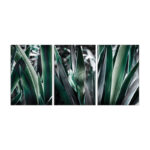 Green tree branch painting set