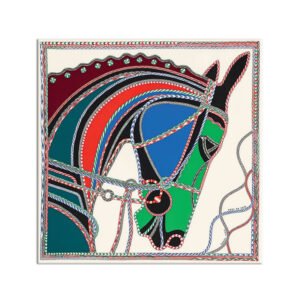 Horse painting in different colors