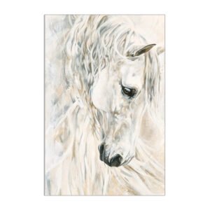 White horse painting set