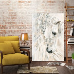 White horse painting set