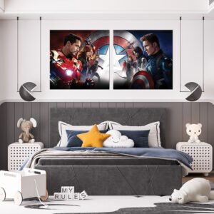 Captain america civil war painting set