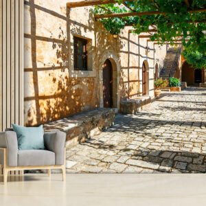 Wall sticker for arkadi Monastery situated at the southeast of Rethymnon,Greece