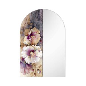 Mirror with Flower art painting
