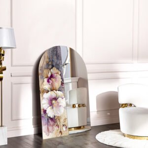 Mirror with Flower art painting