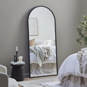 Mirrors with black wooden frame
