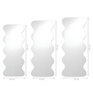 Curvy mirror with elegant design - Wanasah Design