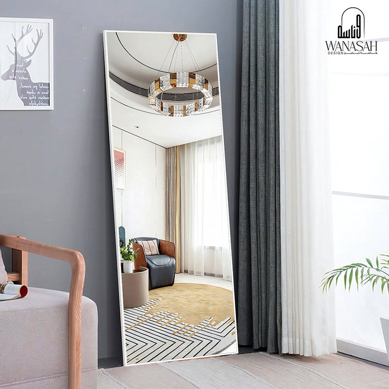 MI14522 Rectangular mirrors with white frame Rectangular mirrors with white frame