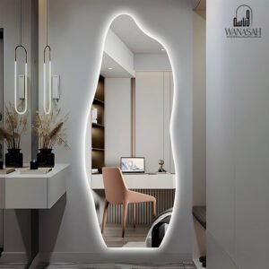 Modern mirrors with LED lighting that operate electrically