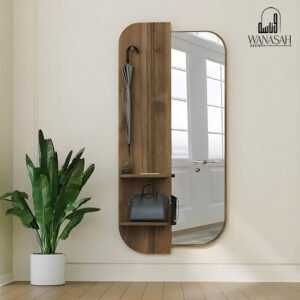 Mirrors with shelf and hangers - wanasah design