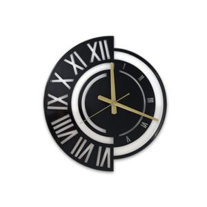 Metal wall clock